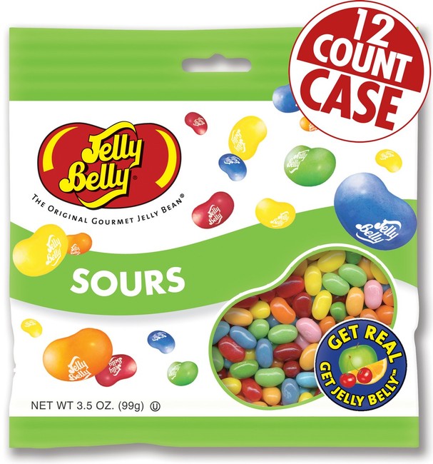 (S1-02) Jelly Belly Sours 3.5 oz (x12units)