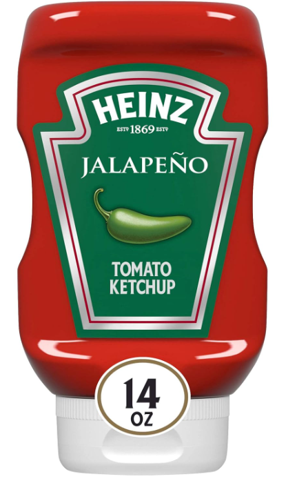 (S1-02)  US - CASE - Heinz TOMATO KETCHUP - JALAPENO 14oz (396g) x 6 units