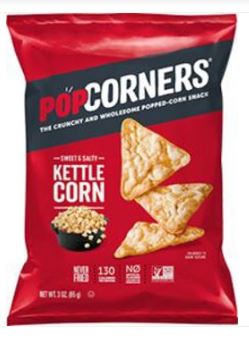 (S7-11) US - Case - Pop Corners Kettlecorn 1.75oz(50g) x 24 Units(Best Before September 23,2025)