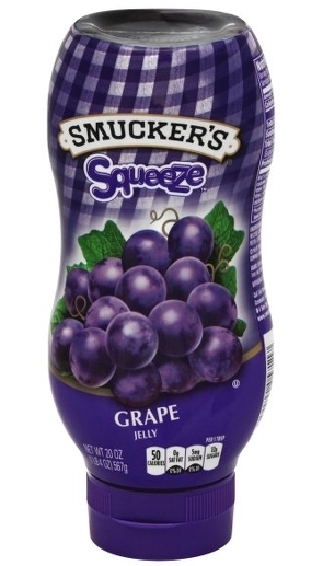(S1-02) US - CASE - Smucker Squeeze - Grape Jelly 20oz (566g) x 12 Bottles